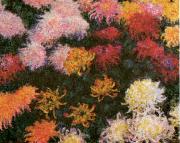 Claude Monet Chrysanthemums  sd oil